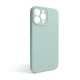 Чохол Full Silicone Case для Apple iPhone 13 Pro Max turqouise (17) закрита камера (без логотипу) TPS-2710000236443