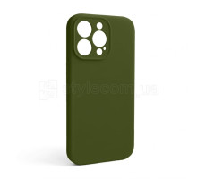 Чохол Full Silicone Case для Apple iPhone 13 Pro army green (45) закрита камера (без логотипу) TPS-2710000236023