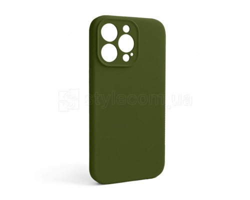 Чохол Full Silicone Case для Apple iPhone 13 Pro army green (45) закрита камера (без логотипу) TPS-2710000236023