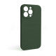 Чохол Full Silicone Case для Apple iPhone 13 Pro atrovirens green (54) закрита камера (без логотипу) TPS-2710000236030