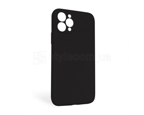 Чохол Full Silicone Case для Apple iPhone 11 Pro Max black (18) закрита камера (без логотипу) TPS-2710000235736