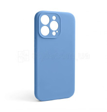 Чохол Full Silicone Case для Apple iPhone 13 Pro cornflower (53) закрита камера (без логотипу)