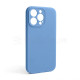 Чохол Full Silicone Case для Apple iPhone 13 Pro cornflower (53) закрита камера (без логотипу) TPS-2710000236054