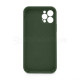 Чохол Full Silicone Case для Apple iPhone 12 Pro atrovirens green (54) закрита камера (без логотипу) TPS-2710000235743