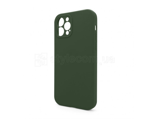 Чохол Full Silicone Case для Apple iPhone 12 Pro atrovirens green (54) закрита камера (без логотипу) TPS-2710000235743