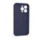 Чохол Full Silicone Case для Apple iPhone 13 Pro dark blue (08) закрита камера (без логотипу) TPS-2710000236078