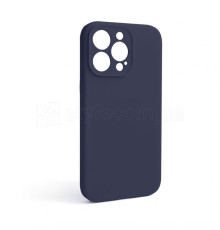 Чохол Full Silicone Case для Apple iPhone 13 Pro dark blue (08) закрита камера (без логотипу)