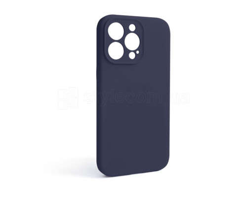 Чохол Full Silicone Case для Apple iPhone 13 Pro dark blue (08) закрита камера (без логотипу) TPS-2710000236078