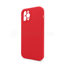 Чохол Full Silicone Case для Apple iPhone 12 Pro red (14) закрита камера (без логотипу)