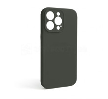 Чохол Full Silicone Case для Apple iPhone 13 Pro dark olive (35) закрита камера (без логотипу) TPS-2710000236085