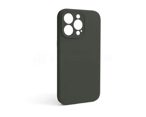 Чохол Full Silicone Case для Apple iPhone 13 Pro dark olive (35) закрита камера (без логотипу) TPS-2710000236085