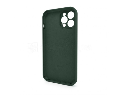 Чохол Full Silicone Case для Apple iPhone 12 Pro Max atrovirens green (54) закрита камера (без логотипу) TPS-2710000235781