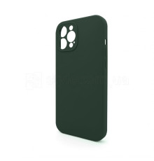 Чохол Full Silicone Case для Apple iPhone 12 Pro Max atrovirens green (54) закрита камера (без логотипу)