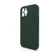 Чохол Full Silicone Case для Apple iPhone 12 Pro Max atrovirens green (54) закрита камера (без логотипу) TPS-2710000235781