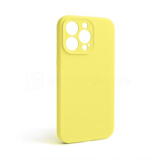 Чохол Full Silicone Case для Apple iPhone 13 Pro flash lime (41) закрита камера (без логотипу)