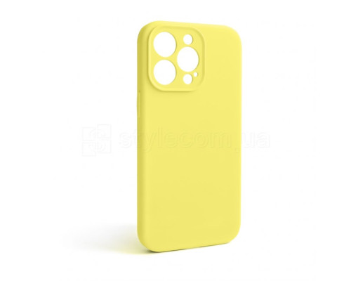 Чохол Full Silicone Case для Apple iPhone 13 Pro flash lime (41) закрита камера (без логотипу) TPS-2710000236108