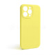 Чохол Full Silicone Case для Apple iPhone 13 Pro flash lime (41) закрита камера (без логотипу) TPS-2710000236108