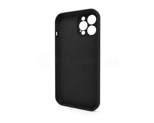 Чохол Full Silicone Case для Apple iPhone 12 Pro Max black (18) закрита камера (без логотипу) TPS-2710000235798