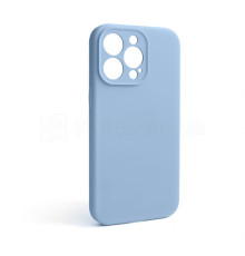 Чохол Full Silicone Case для Apple iPhone 13 Pro light blue (05) закрита камера (без логотипу)