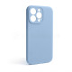 Чохол Full Silicone Case для Apple iPhone 13 Pro light blue (05) закрита камера (без логотипу) TPS-2710000236115