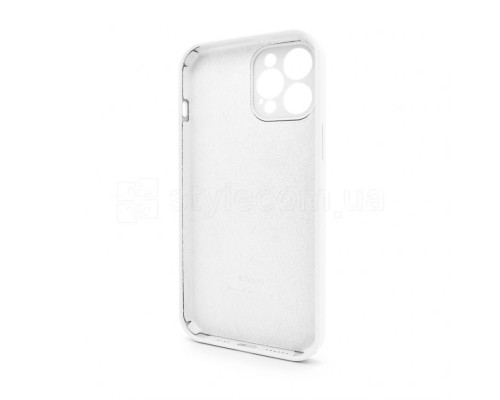 Чохол Full Silicone Case для Apple iPhone 12 Pro Max white (09) закрита камера (без логотипу)