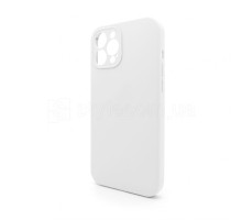 Чохол Full Silicone Case для Apple iPhone 12 Pro Max white (09) закрита камера (без логотипу) TPS-2710000235804