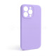 Чохол Full Silicone Case для Apple iPhone 13 Pro lilac (39) закрита камера (без логотипу) TPS-2710000236122