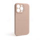 Чохол Full Silicone Case для Apple iPhone 13 Pro nude (19) закрита камера (без логотипу) TPS-2710000236139