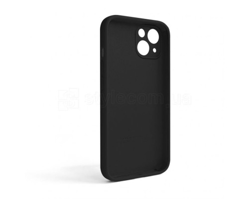 Чохол Full Silicone Case для Apple iPhone 13 black (18) закрита камера (без логотипу) TPS-2710000235842