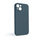 Чохол Full Silicone Case для Apple iPhone 13 cosmos blue (46) закрита камера (без логотипу) TPS-2710000235859