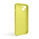 Чохол Full Silicone Case для Apple iPhone 13 flash lime (41) закрита камера (без логотипу) TPS-2710000235880