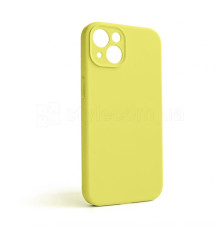 Чохол Full Silicone Case для Apple iPhone 13 flash lime (41) закрита камера (без логотипу)