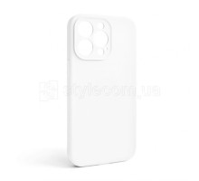 Чохол Full Silicone Case для Apple iPhone 13 Pro white (09) закрита камера (без логотипу) TPS-2710000236207