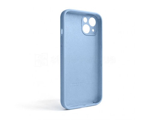 Чохол Full Silicone Case для Apple iPhone 13 light blue (05) закрита камера (без логотипу) TPS-2710000235897