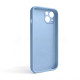 Чохол Full Silicone Case для Apple iPhone 13 light blue (05) закрита камера (без логотипу) TPS-2710000235897