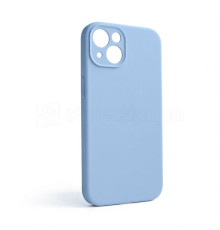 Чохол Full Silicone Case для Apple iPhone 13 light blue (05) закрита камера (без логотипу)