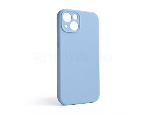 Чохол Full Silicone Case для Apple iPhone 13 light blue (05) закрита камера (без логотипу) TPS-2710000235897