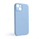 Чохол Full Silicone Case для Apple iPhone 13 light blue (05) закрита камера (без логотипу) TPS-2710000235897