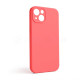 Чохол Full Silicone Case для Apple iPhone 13 peach (30) закрита камера (без логотипу) TPS-2710000235934