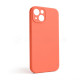 Чохол Full Silicone Case для Apple iPhone 13 Pro Max apricot (2) закрита камера (без логотипу) TPS-2710000236252