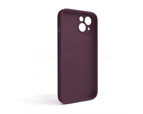 Чохол Full Silicone Case для Apple iPhone 13 plum (57) закрита камера (без логотипу) TPS-2710000235941