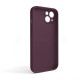 Чохол Full Silicone Case для Apple iPhone 13 plum (57) закрита камера (без логотипу) TPS-2710000235941