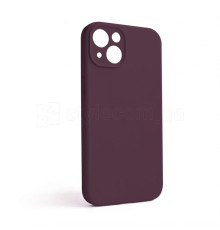 Чохол Full Silicone Case для Apple iPhone 13 plum (57) закрита камера (без логотипу)