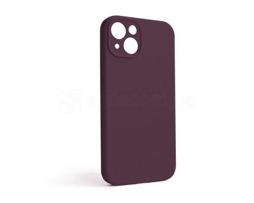 Чохол Full Silicone Case для Apple iPhone 13 plum (57) закрита камера (без логотипу) TPS-2710000235941