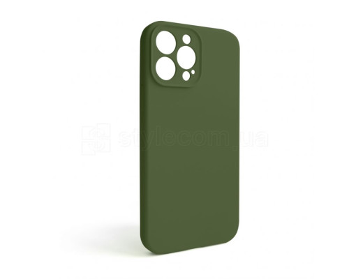 Чохол Full Silicone Case для Apple iPhone 13 Pro Max army green (45) закрита камера (без логотипу) TPS-2710000236269