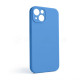 Чохол Full Silicone Case для Apple iPhone 13 royal blue (3) закрита камера (без логотипу) TPS-2710000235958