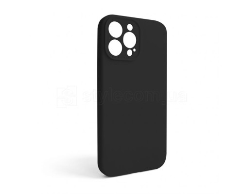 Чохол Full Silicone Case для Apple iPhone 13 Pro Max black (18) закрита камера (без логотипу) TPS-2710000236283