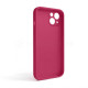 Чохол Full Silicone Case для Apple iPhone 13 pomegranate (59) закрита камера (без логотипу) TPS-2710000235989