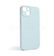 Чохол Full Silicone Case для Apple iPhone 13 sky blue (58) закрита камера (без логотипу)