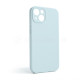 Чохол Full Silicone Case для Apple iPhone 13 sky blue (58) закрита камера (без логотипу) TPS-2710000235972